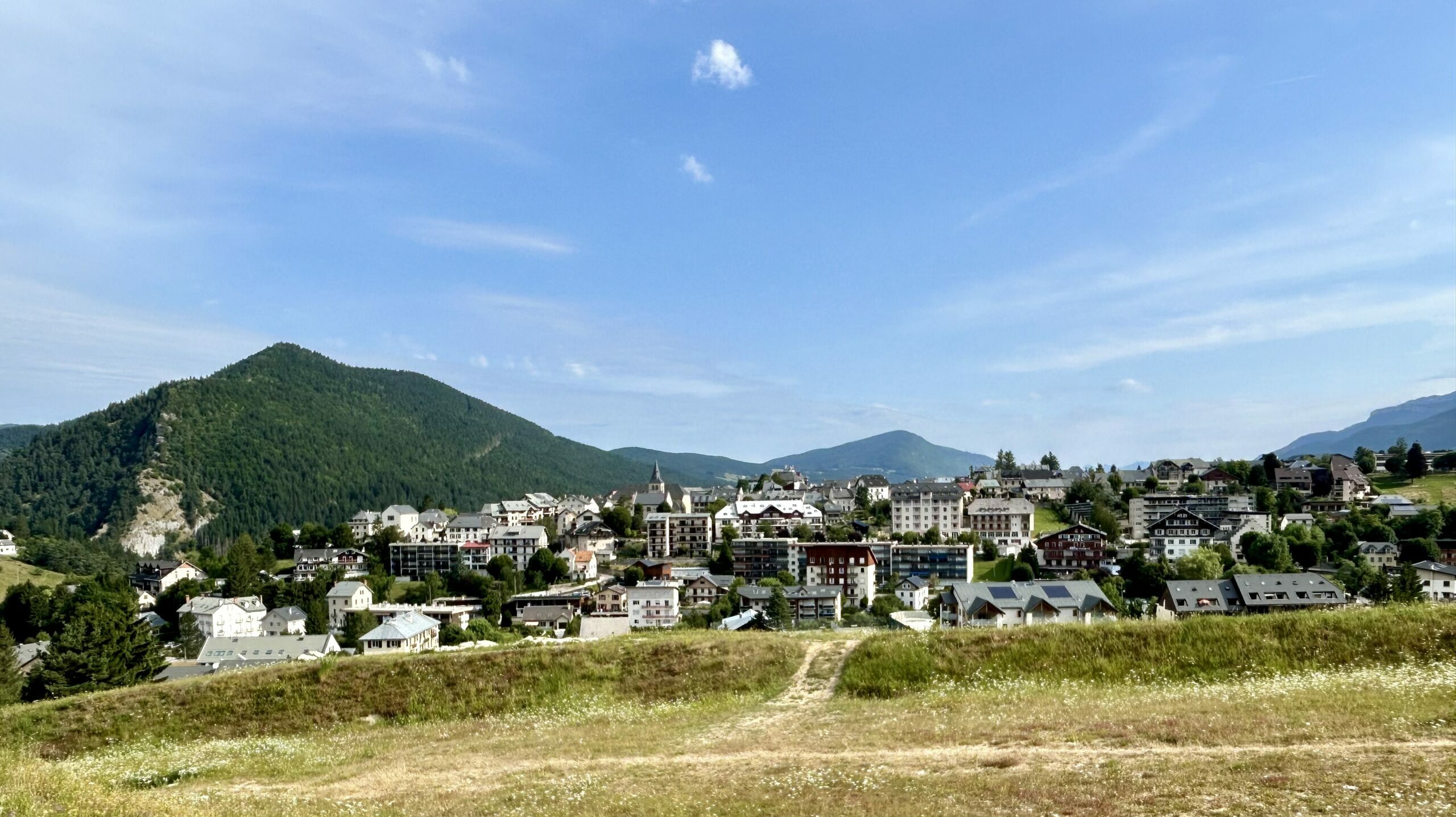 Départ de la Grande Traversée du Vercors : Vue de Villard-de-Lans